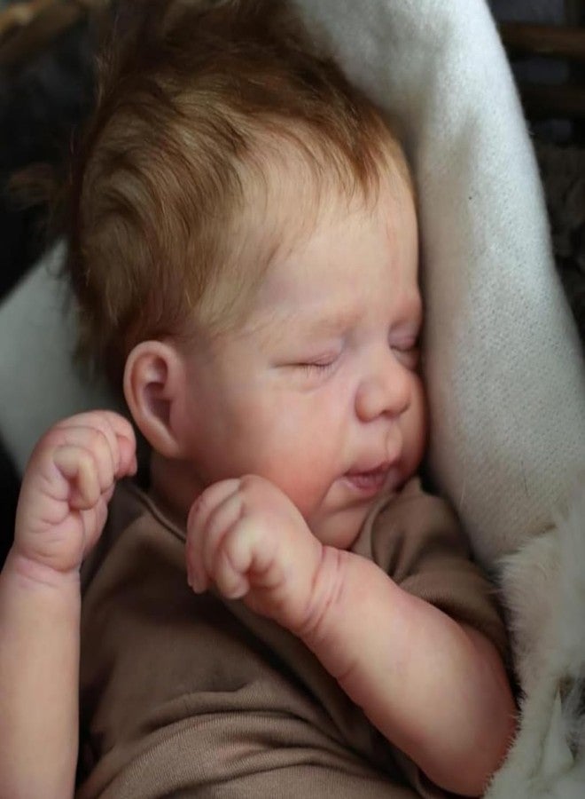 MAIHAO Realistic Reborn Baby Dolls Boy Lifelike Baby Dolls 19-Inch Reborn Doll Boy Vinyl Body Sleeping Newborn Real Life Baby Gifts/Toys for Collection & Kids Age 3+ - Image 1